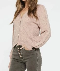 Outlet 🎉 Another Love Amara Speckled Pink Sweater in Pink - 👩 women ⭐