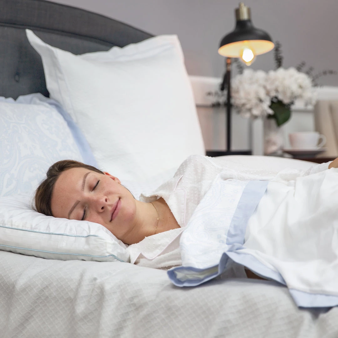 Promo ๐ SensorPEDIC Luxury Dual Comfort Reversible Standard Bed Pillow with 400 Thread Count Cotton Cover - 2 Pack ๐ - Image 6