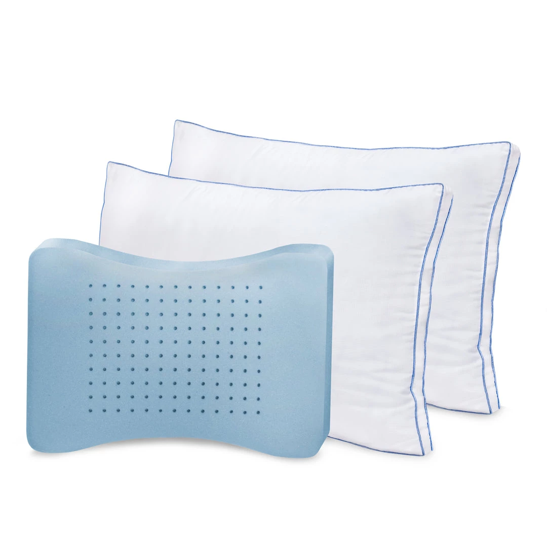 Best deal โญ SensorPEDIC MemoryLOFT Deluxe Gusseted Pillow with Memory Foam Core - 2 Pack ๐ - Image 3