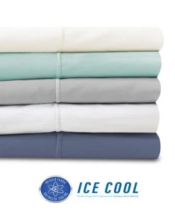 Cheap โ๏ธ SensorPEDIC 400 Thread Count Ice Cool Cotton-Rich Sheet Set ๐