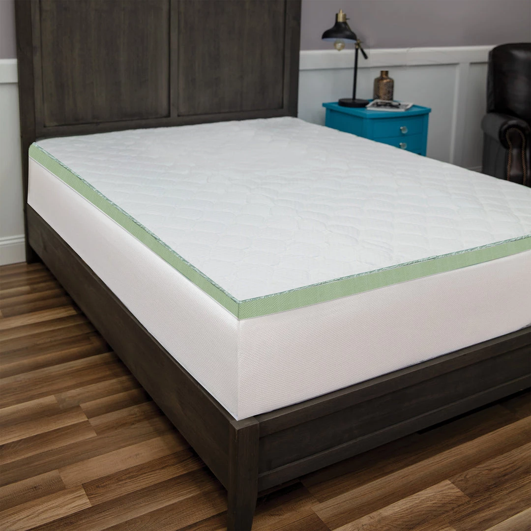 Flash Sale ๐ฅ SensorPEDIC 3-Inch Ultimate Cooling Luxury Quilted Memory Foam Bed Topper ๐คฉ - Image 5
