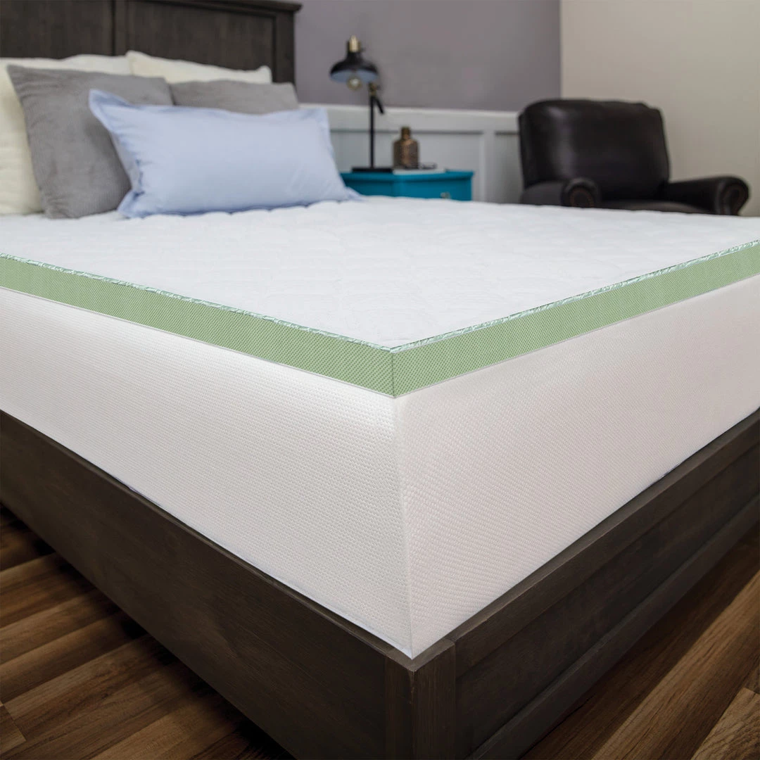 Flash Sale ๐ฅ SensorPEDIC 3-Inch Ultimate Cooling Luxury Quilted Memory Foam Bed Topper ๐คฉ - Image 3