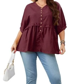 Flash Sale ✨ Romanissa Plus Blouse - 👩 women 👏