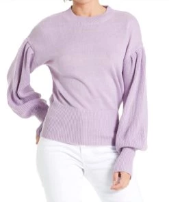 Flash Sale 💯 Another Love Suri Bubble Sleeve Top in Lavender - 👩 women 🥰
