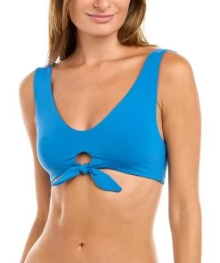 Hot Sale 🔥 KIKI RIO Solid 19 Kenne Tie Scoop 👙 Bikini Top - 👩 women ⭐