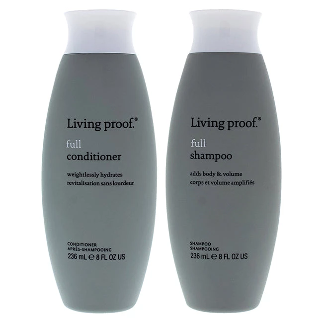 Deals π₯° Full Shampoo and Conditioner Kit by Living Proof for Unisex - 2 Pc Kit 8oz Shampoo, 8oz Conditioner π₯