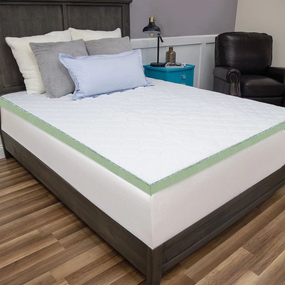 Flash Sale ๐ฅ SensorPEDIC 3-Inch Ultimate Cooling Luxury Quilted Memory Foam Bed Topper ๐คฉ - Image 2