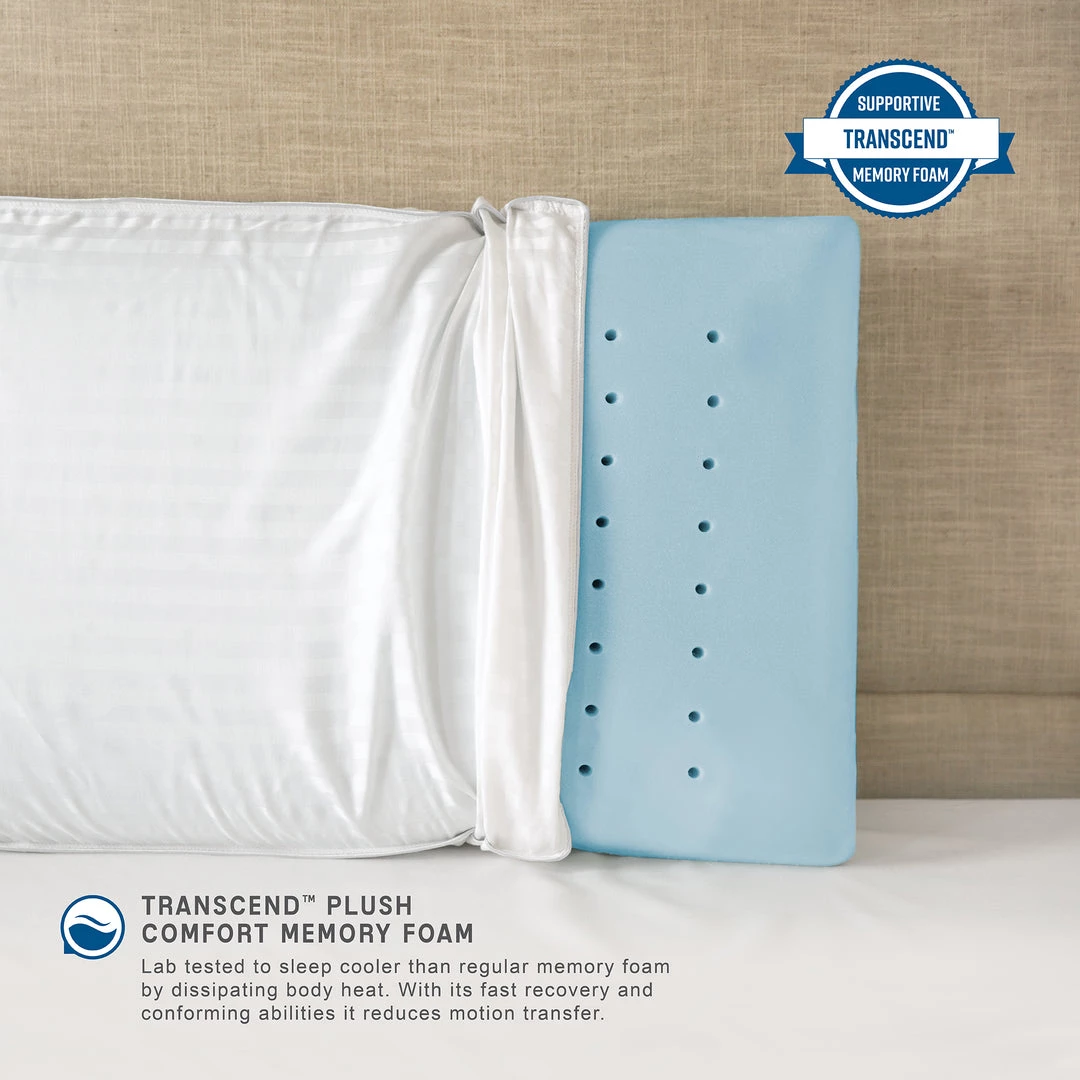 Best Pirce 🥰 SensorPEDIC Ultra Comfort Transcend Memory Foam Jumbo Bed Pillow 😉